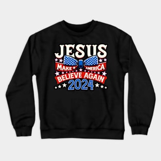 Jesus Follower Patriotic Crewneck Sweatshirt